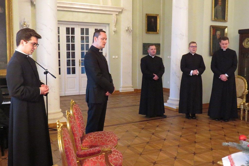 Spotkanie Pasterza Diecezji z księżmi studentami diecezji włocławskiej