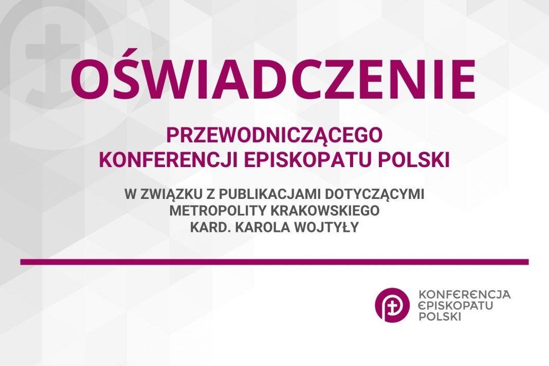 Oświadczenie Przewodniczącego KEP ws. publikacji na temat św. Jana Pawła II