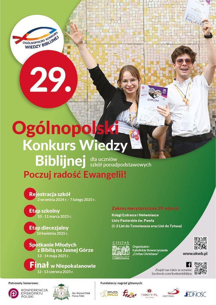 XXIX Ogólnopolski Konkurs Wiedzy Biblijnej