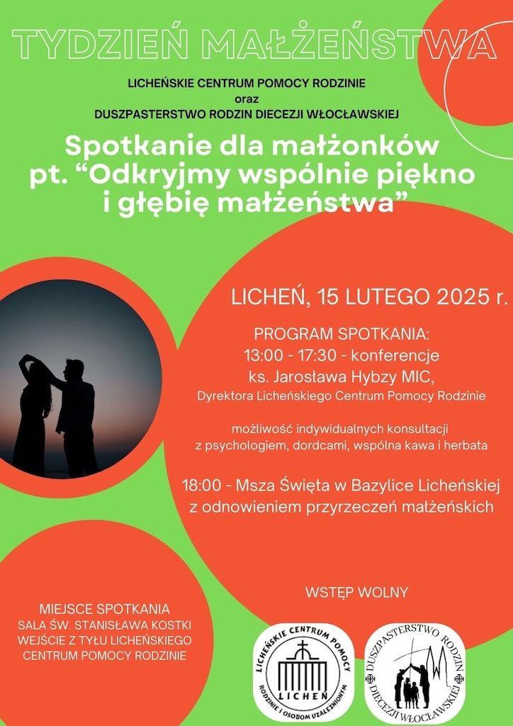 Licheń: Spotkanie dla małżonków (zaproszenie)