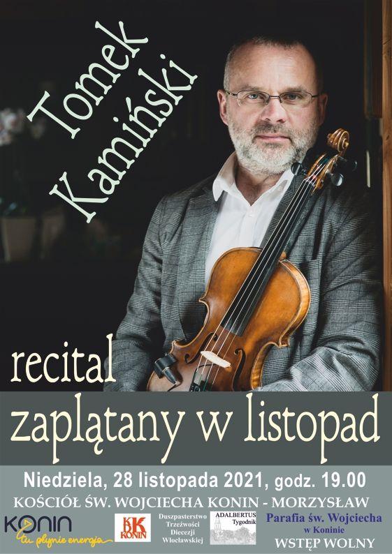 Msza św. trzeźwościowa i recital Tomka Kamińskiego w kościele św. Wojciecha w Koninie (zapowiedź)